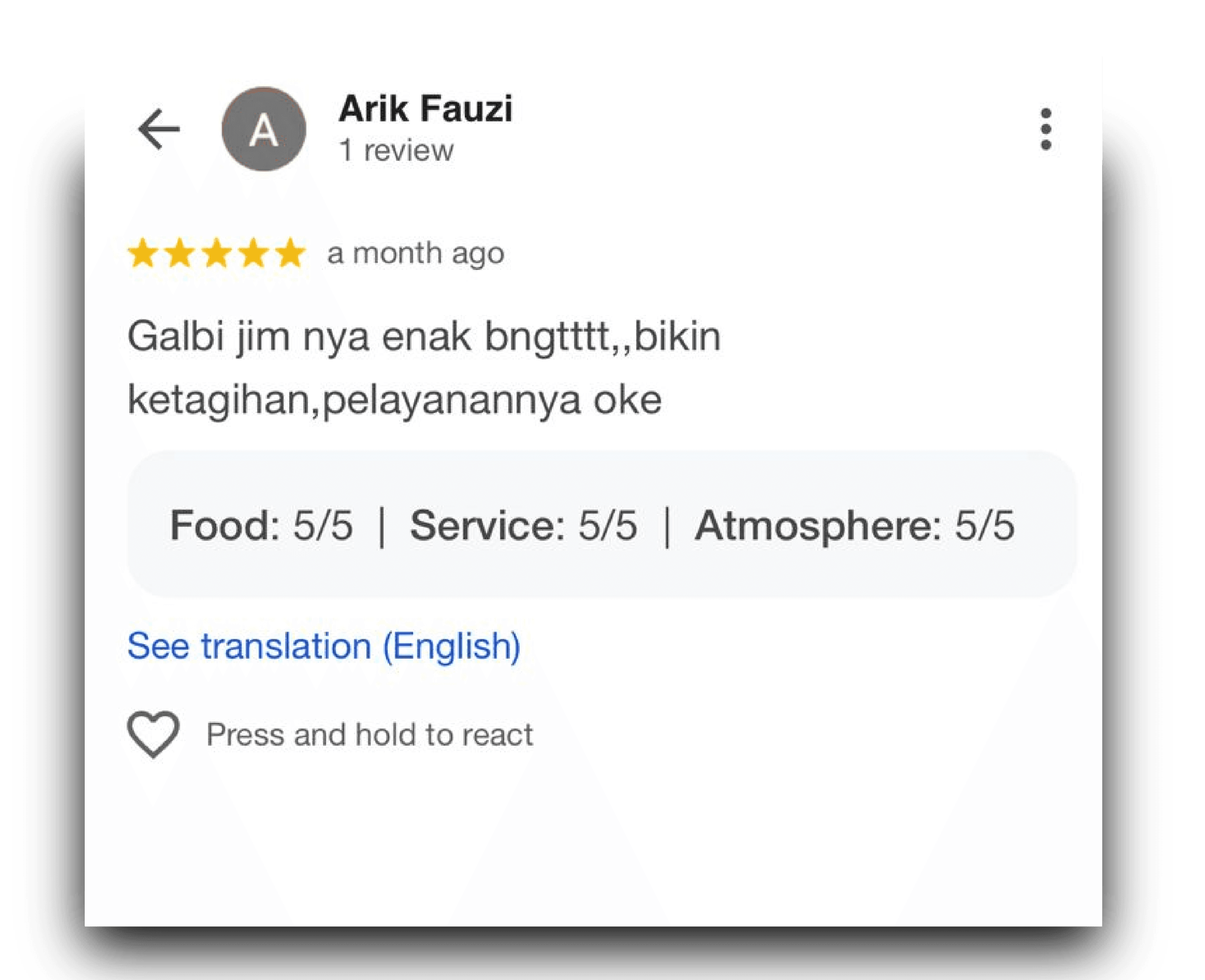 Testimonial gallery