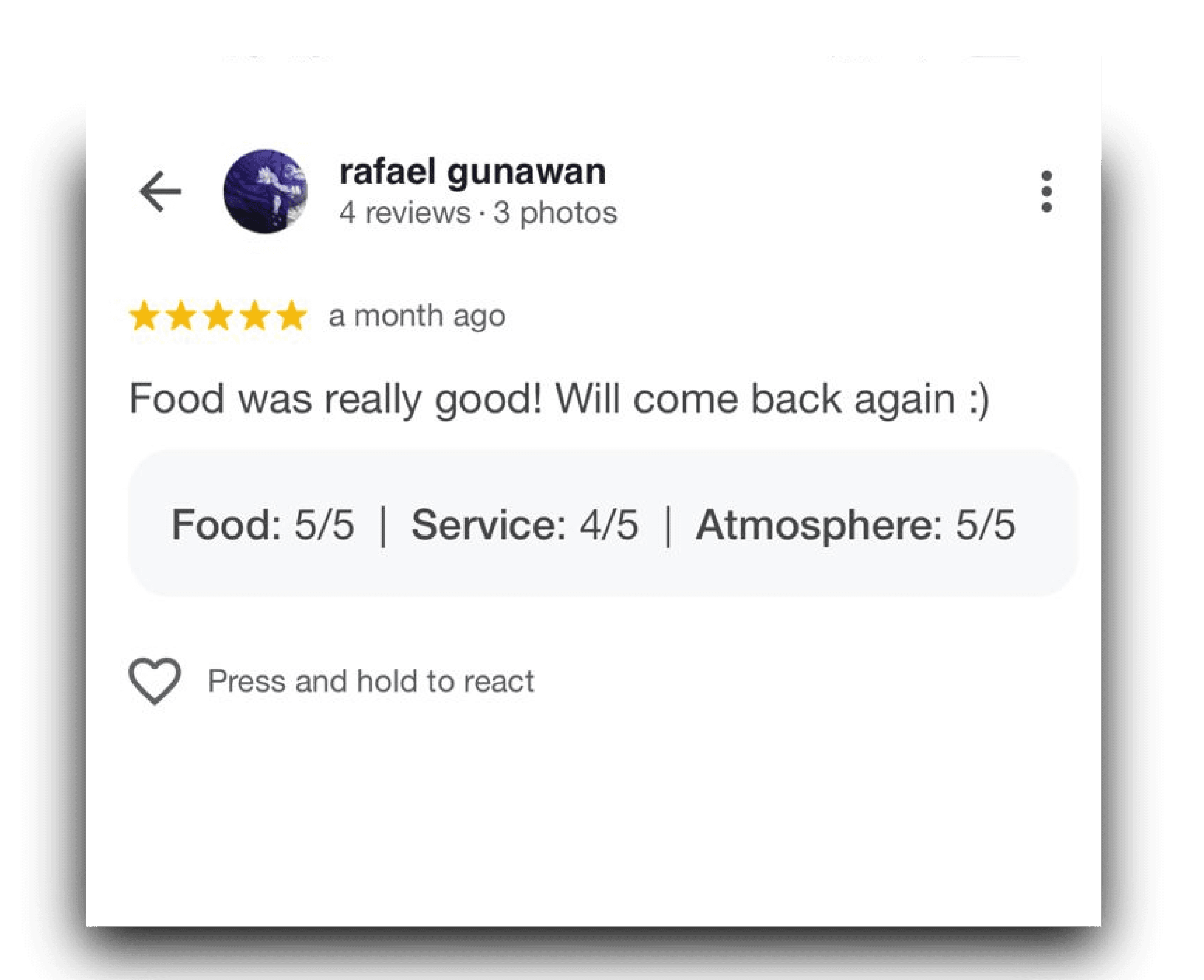 Testimonial gallery