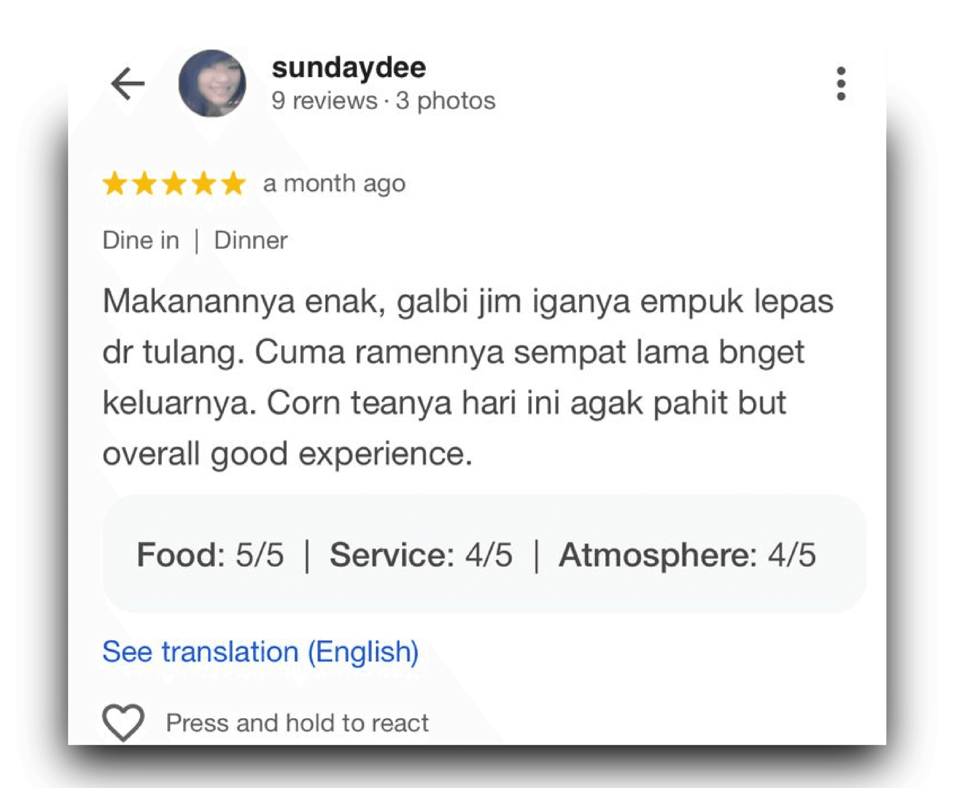 Testimonial gallery