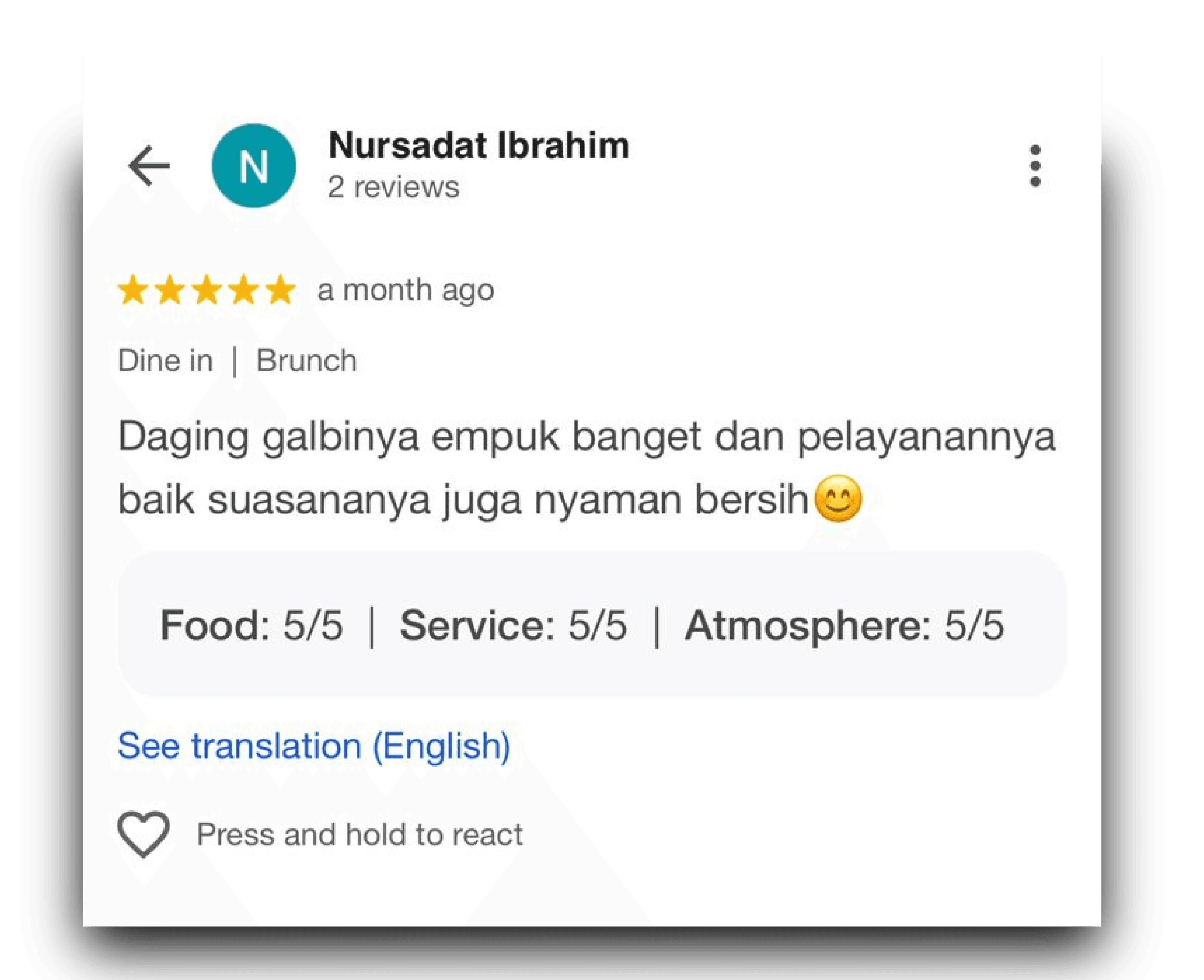 Testimonial gallery